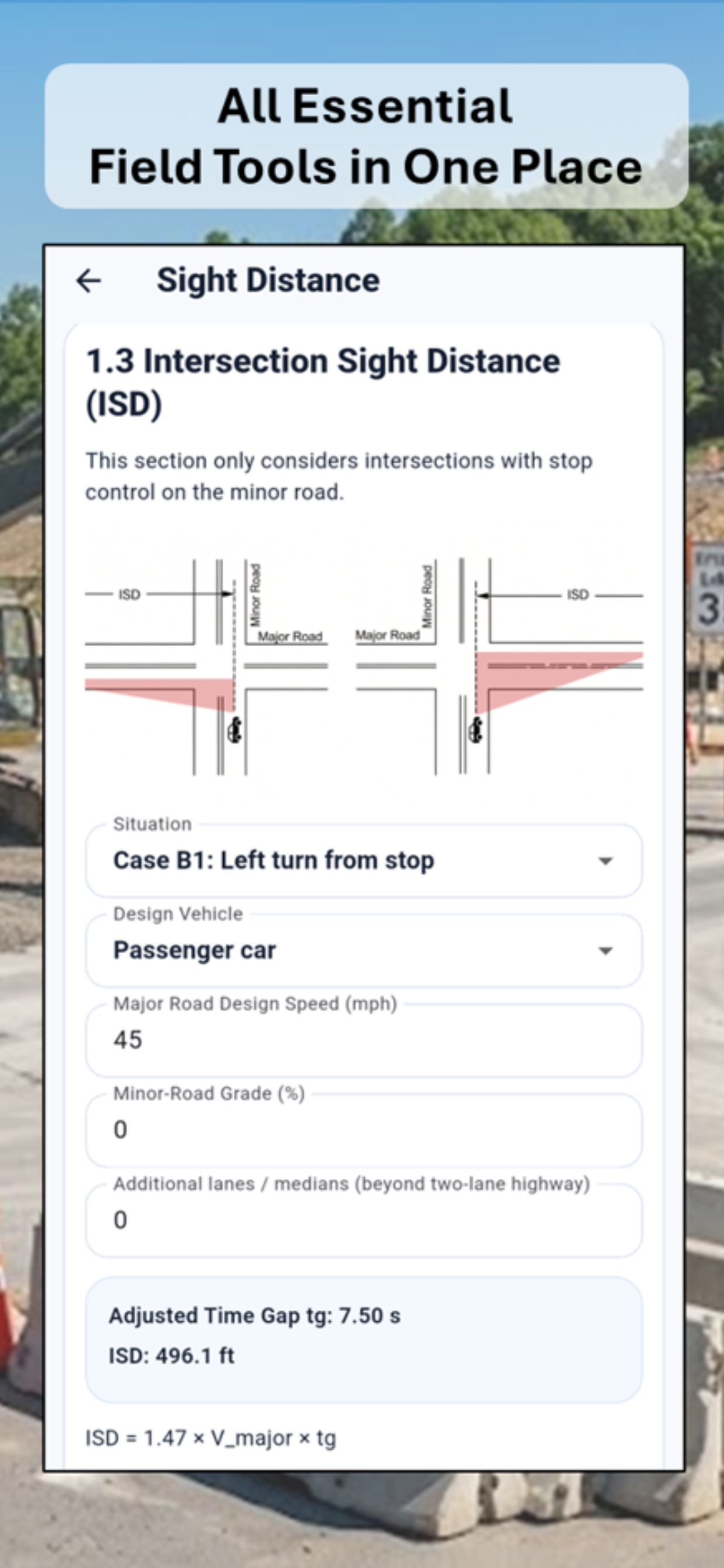 Road Reference App Screenshot 1