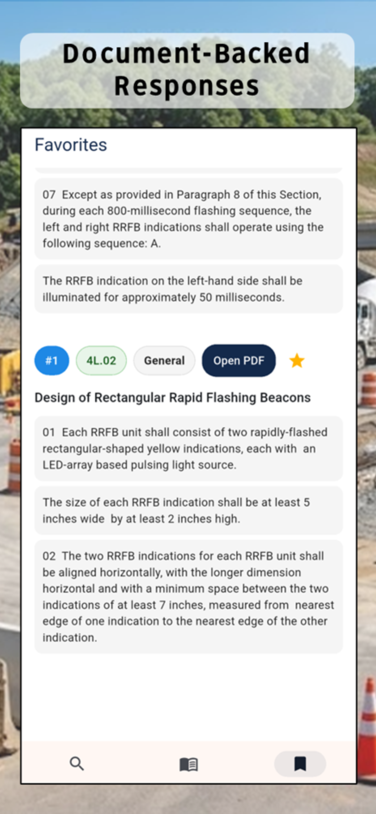 MUTCD App Screenshot 3